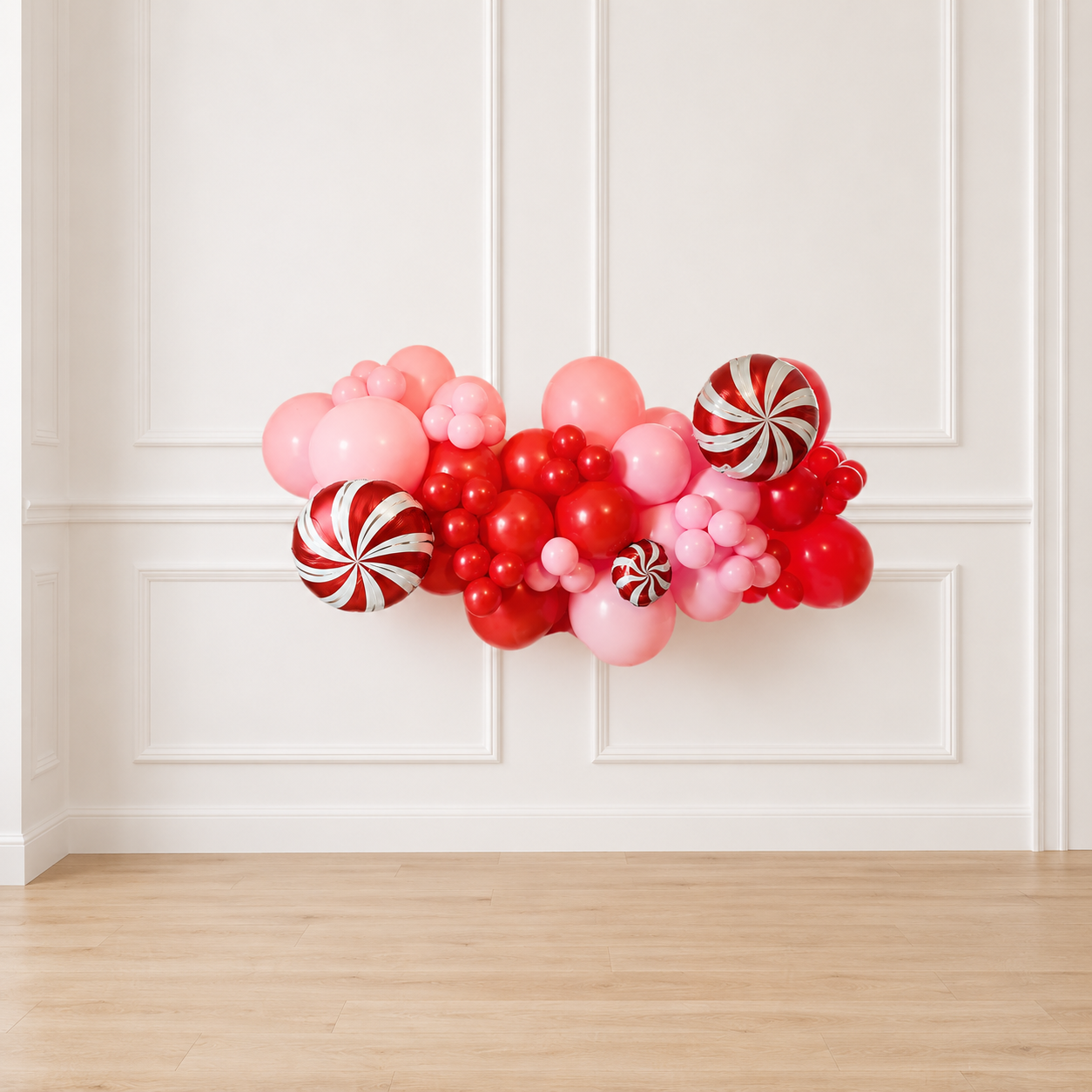🍬 Signature Peppermint Princess™ | Luxury Balloon Garland