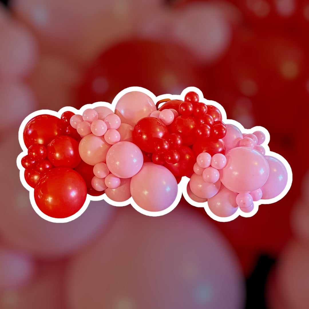 Holiday Pink & Red Garland