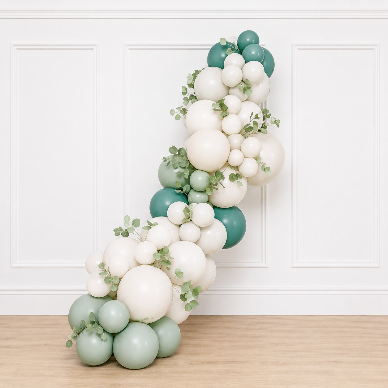 Looking for a blue and white balloon garland near Boston? Cedarwood Events creates luxury organic balloon garlands for baby showers, birthdays, graduations, weddings, and corporate events. Pickup in Gloucester, MA with delivery throughout Boston, Cape Ann, the North Shore, and Southern New Hampshire.