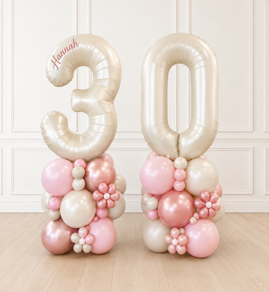 Signature Number Balloon Stack™