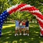 🇺🇸 Stars & Stripes Freedom Tunnel™ | 25-Foot Patriotic Balloon Arch