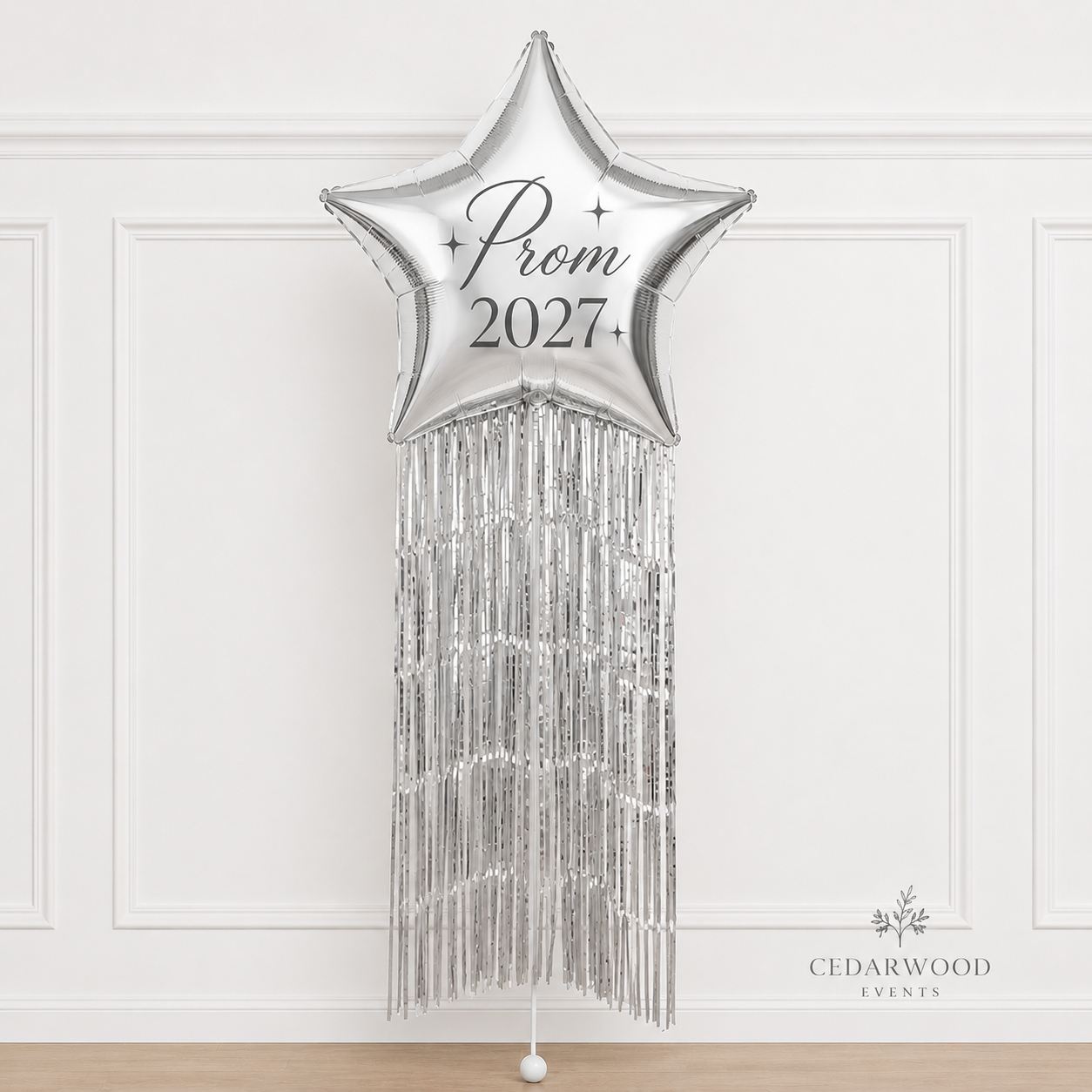 Personalized Star Tassel Balloon - Prom | Graduation | NYE
