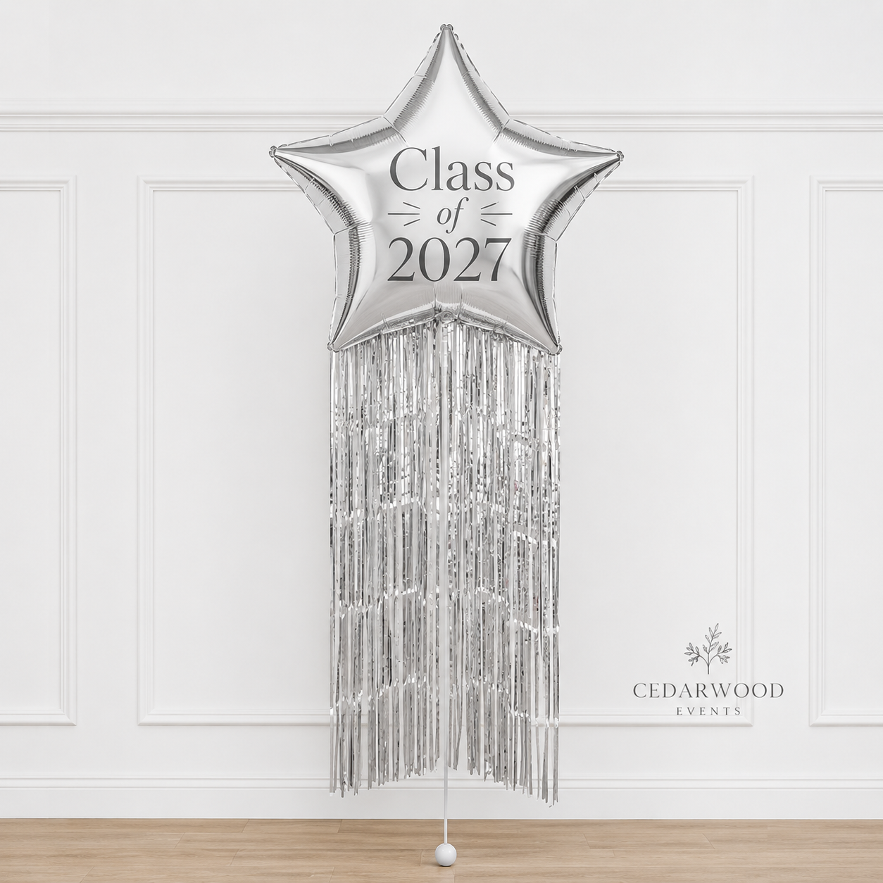 Personalized Star Tassel Balloon - Prom | Graduation | NYE