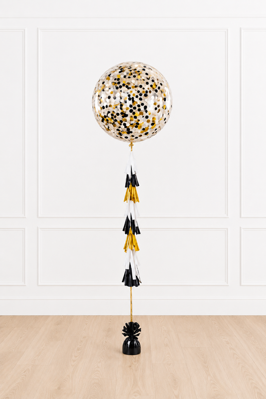 🎈 24” Signature Confetti Bubble Centerpiece