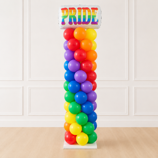 🏳️‍🌈 Signature Rainbow Pride Tower™ | Luxury Balloon Column