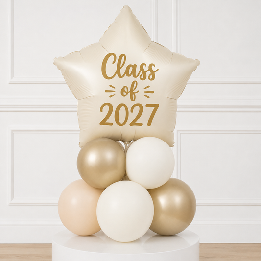 Personalized Class of 2027 Graduation Balloon Table Topper