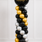 The Signature Spiral Balloon Tower - Graduation Style