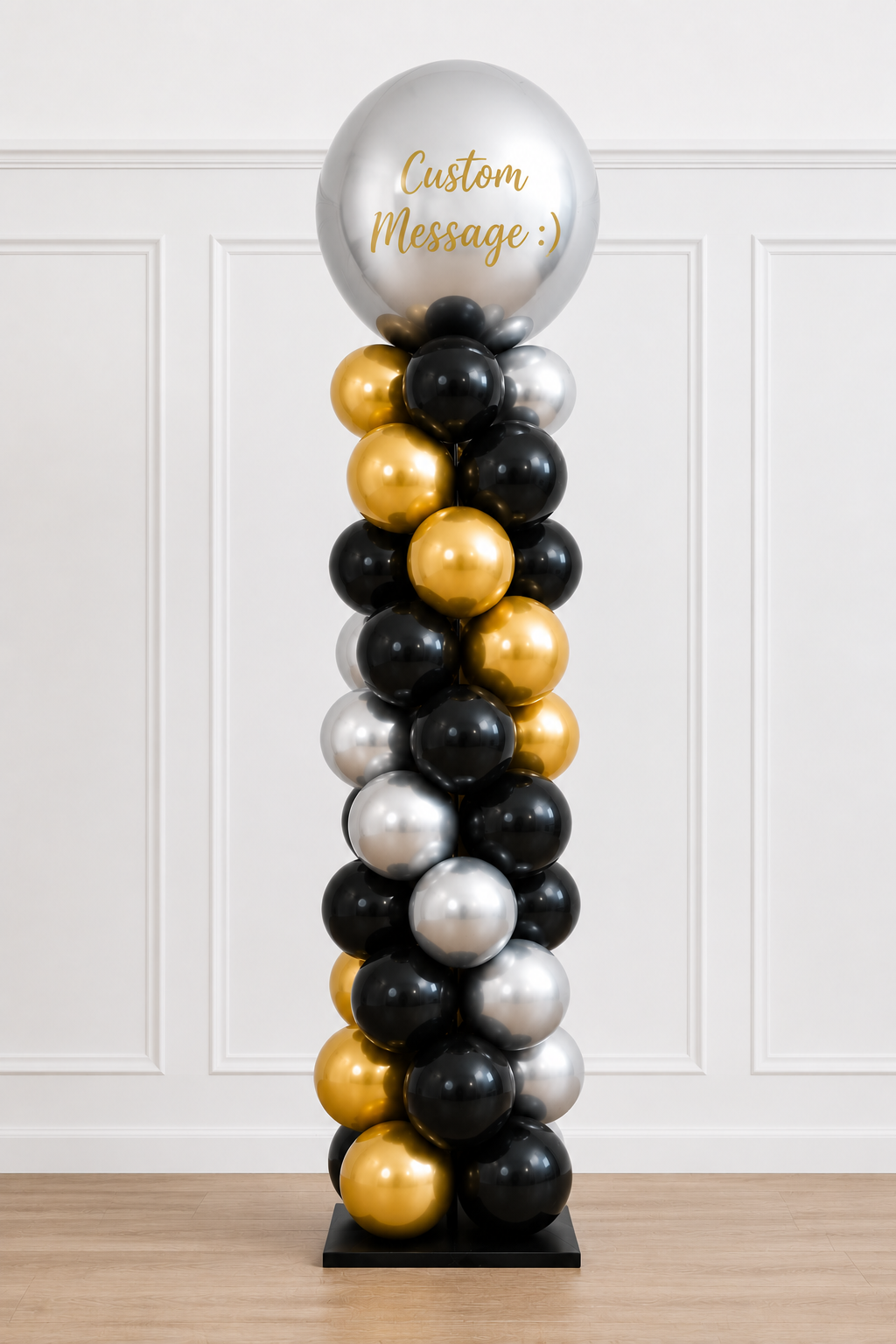 The Signature Spiral Balloon Tower - Graduation Style