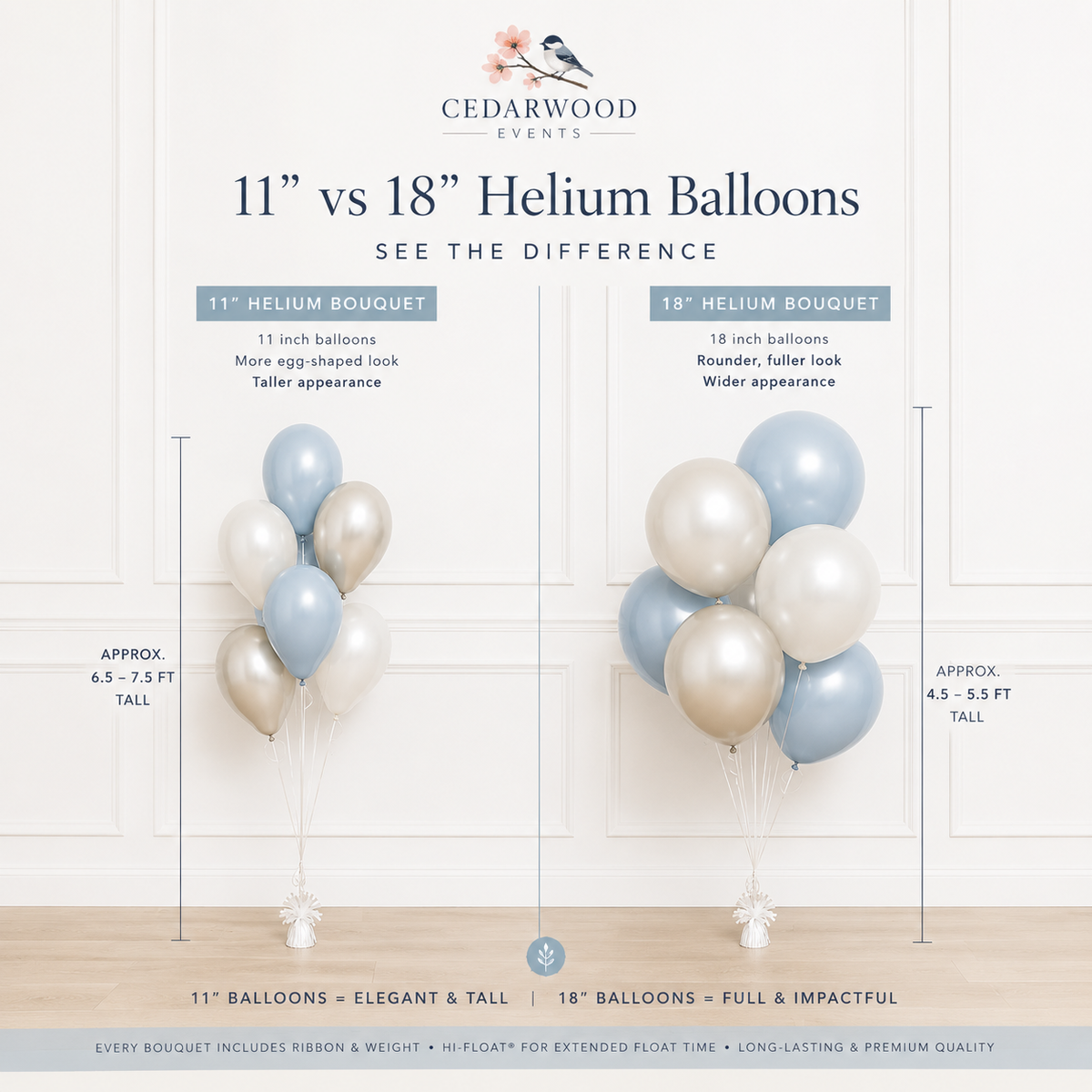 Colorful luxury helium balloon bouquet featuring Signature Vintage Market™ brand balloons, perfect for celebrations and events.